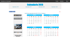 Desktop Screenshot of calendarionicaragua.com