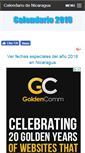 Mobile Screenshot of calendarionicaragua.com